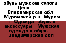 обувь мужская сапоги › Цена ­ 1 000 - Владимирская обл., Муромский р-н, Муром г. Одежда, обувь и аксессуары » Мужская одежда и обувь   . Владимирская обл.